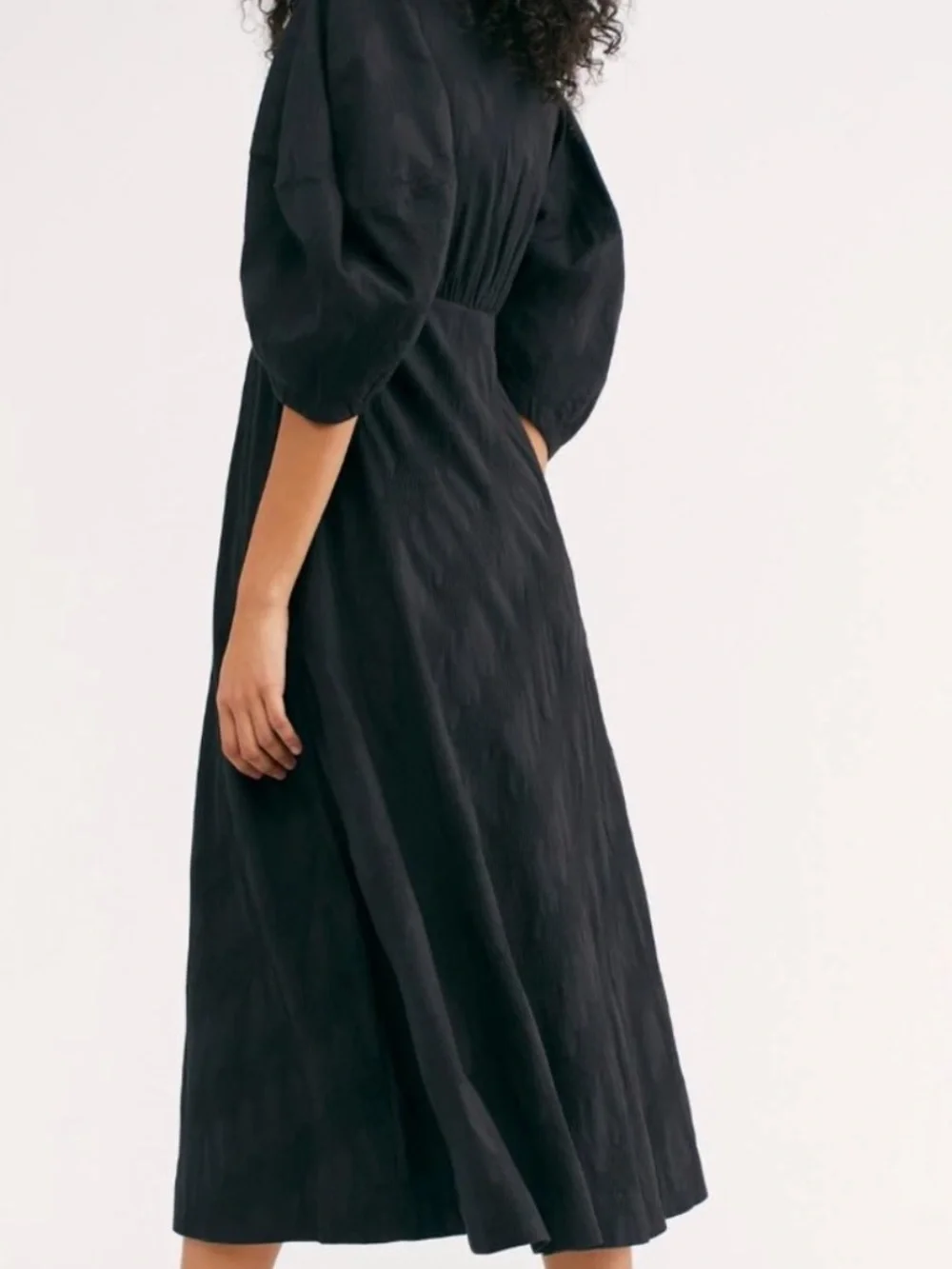 Free People Lydia Maxi Dress In Black